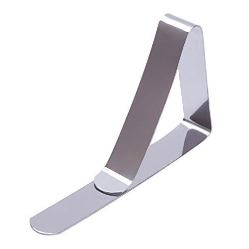 eBoot 12 Stück Edelstahl Tischdecke Clips Tischklammern Tischdeckenklammer - 6