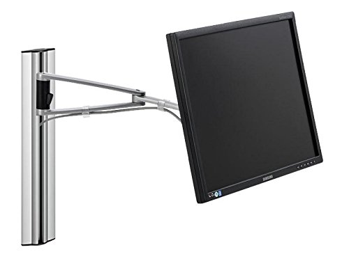 Novus Dahle 910+2089+000 Monitorhalterung, Metall, silber, 10 x 40 x 9 cm