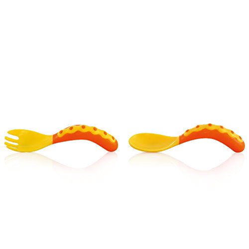 Nûby 5253 Esslernbesteck ‚Starter‘ / Grösse 1, ab 9 Monate, Farbe nicht frei wählbar - 4