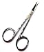 TRiMEDiX Professional Curved Nail & Cuticle Scissor (Black/Silver Floral Print)