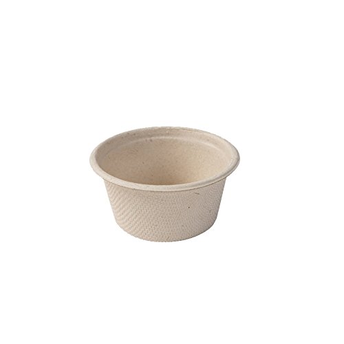 BIOZOYG Bio mini cups Dippot made of Sugarcane, Bagasse round 100 biodegradable