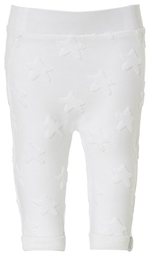 Noppies Unisex Baby U Pants jrsy comfort Pip Trousers, White (white C001), 6-9 Months (Manufacturer size: 74)