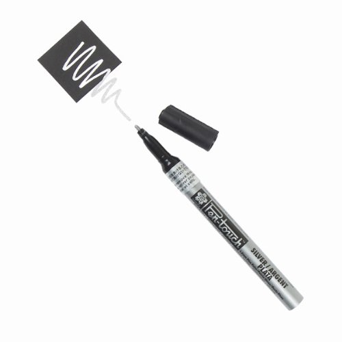 Pen-Touch Paint Marker Fine Point 1mm-Silver Metallic