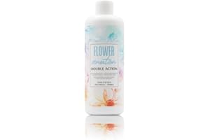 HOME PRO - Flower Sensation Double Action Profumatore Bucato con Ammorbidente | Fragranza Fior d’Acqua, Patchouli e Ambra | Igienizzante, Vegetale, Professionale - 500 ml - Made in Italy