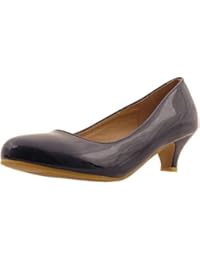 Amazon.co.uk: navy kitten heel: Shoes & Bags