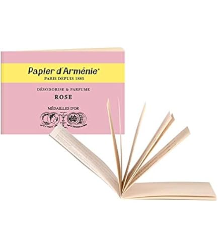 Armenisches Papier Notizbuch - 12 Blatt Mit 3 Streifen, Braun & Naturparfümiert