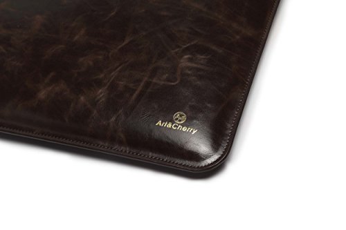 15 Zoll Schutzhülle / Tasche für Tablets und Notebooks bzw. Laptops aus feinstem Lederimitat mit Zusatzfächern und weichen Innenfutter für Apple MacBook Pro RETINA15″, Dell Latitude, MSI Gaming Book, Schenker Slim-Serie, HP Elitebook + Chromebook, Gigabyte P-Serie Farbe coffee (dunkelbraun) - 5