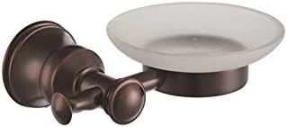 TACCY Antique Copper Soap Box/Dish Holder Brass Made Brown Finished and Glass Dish #QL27