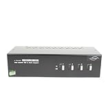  Linkskey 2-Port Dual Monitor DVI/DVI USB Audio und Mikrofon KVM-Switch (LDV-DM202AUSK) 1920x1200