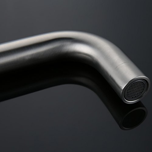 Kinse SUS304 Mischbatterie 360°Drehbar aus Edelstahl mit ABS Bubbler - 6