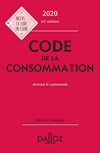 Télécharger Code de la consommation 2020, annoté et commenté Gratuit