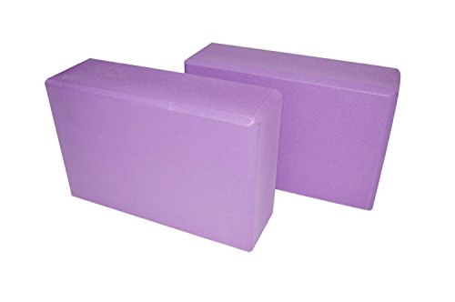 Runzone Yoga-Block 2er-Set Yogablock,lila
