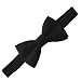 Produktbild Herren Schwarz Satin Fliege - GBTC