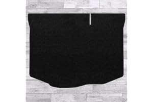 FSW - Tailored Mats - Fits FORD FIESTA 2008-2017 MK7 BOOT MAT - Black Carpet - Anti Slip Mat - Non Slip Car Boot Floor Mat, Fitted With Granulated Backing, Edged With Black Cloth Binding