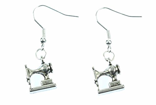 Nähmaschine Ohrringe Miniblings Schneider Nähen Mode Schneiderin silber mini