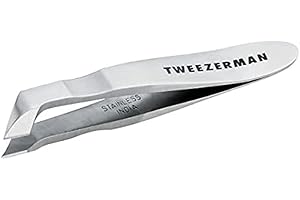 ‎TWEEZERMAN TWEEZERMAN Nagelhautschneider (Nagelhautentferner für präzises Schneiden und Entfernen von Nagelhaut an Finger und Zehen, rostfreier Edelstahl), Silber