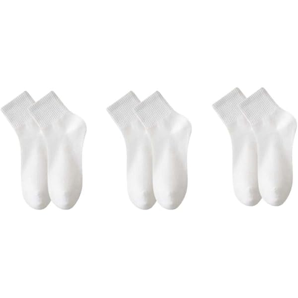 5 Paia Calzini Donna Cotone - Taglia 36-39 EU, Caviglia Corta, Morbidi E Traspiranti