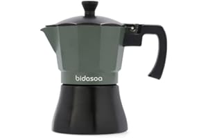 Bidasoa VERA - Cafetera verde Aluminio 3 Tazas