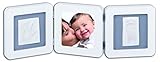 Baby Art My Baby Touch Two Print Frame  (White/Grey)