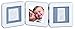 Baby Art Double Print Frame Rounded (White & Grey)