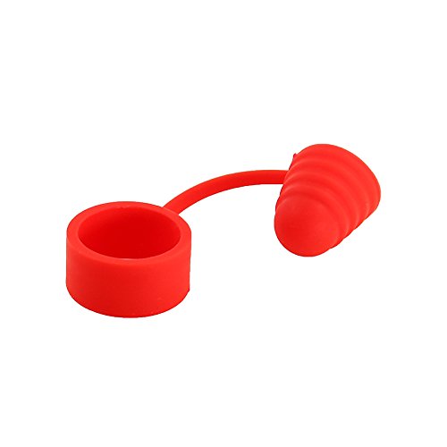 Preisvergleich Produktbild RAYEE, Sanitär-Universalring mit Kappe, Silikon, rutschfest. rot
