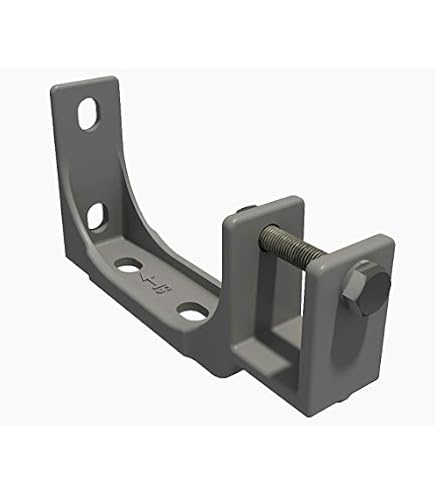 VANA Wandhalterung SPP058 – Für Markisen, Aluminium, Weiß, 40x40 Mm Aufnahme, Inkl. Befestigung (2 Stück)