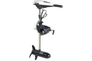 FUTCHOY Electric Outboard Trolling Motor 12V 65LBS Outboard Motor Engine Marine Thrust Inflatable Fishing Boat