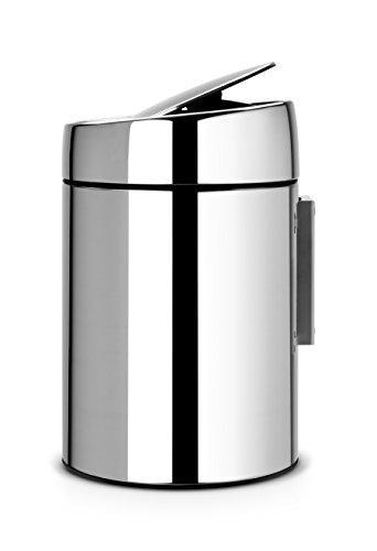 Brabantia 477560 Slide Bin de luxe Wandkosmetikeimer 5 L, brilliant Steel - 3