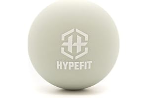 Bolas de lacrosse para automasajes Hypefit, relajación muscular, masaje de cuello espalda o nuca. (Bola 50)