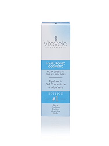 Hyaluron-Gel mit Aloe Vera – hochdosiertes niedrigmolekulares und hochmolekulares Hyaluron Konzentrat – Premium Kosmetik – Made in Germany – 30 ml. – Anti-Aging-Serum – Hyaluron-Säure Gel Tag und Nacht Pflege-Konzentrat - 6