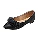 Produktbild Damen Schuhe, Malloom Mode Frauen Damen Pioned Toe Plissee Flache Slip-on Casual Bequeme Schuhe Schwarz Weiß Größe: 35-40