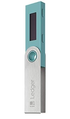 Ledger Nano S - Nouvelle Version 1.4- Portefeuille pour cryptomonnaies - Lagoon Blue