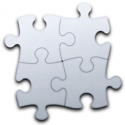 4-tlg. Puzzle Spiegel – 32cm x 32cm - 3