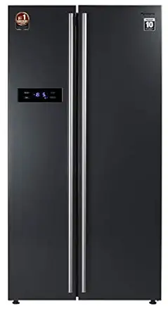 Panasonic 584 L with Inverter Side by Side Refrigerator (NR-BS60VKX1, Dark Grey)