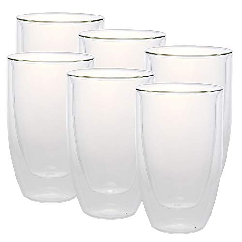 Preisvergleich Produktbild 6er Set Trinkglas 9606, Thermoglas 250ml, edeles Borosilikatglas