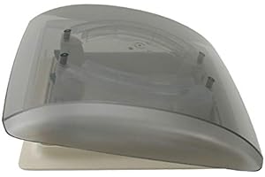 PRO-STYLING DESIGN FOR PERFECTION MPK Vision Vent S Pro Trappe de toit en verre transparent teinté pour fenêtre de toit, double store plissé, moustiquaire 28 x 28 cm, pour caravane, camping-car, caravane