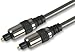 Produktbild Sivitec Digital Optisches Kabel 2 m Premium Chrom Toslink ideal für Xbox, Blu-ray, TVs, SKY, SKY +, PS3, und Digital Surround Sound Systeme Professionelle Digitale Optische Toslink Kabel