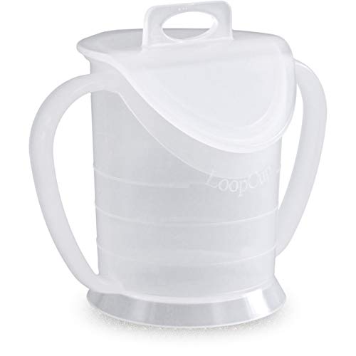 Loop Cup - Beber Aprender, erhalten, wiedererlernen - La taza para cada edad - Original Dr. berndsen del, color blanco