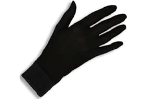 Jasmine Silk Pure Silk Gloves Thermal Liner Glove Inner Ski Bike Cycle Gloves (Medium)