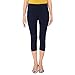 Cherry Navy-Blue 3/4 th Plain Capri for Women RS.299.00