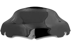 CRAFTRIDE Pare-Brise Wave 9" pour Harley-Davidson Electra-Street Glide 14-20 Noir