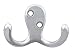 Produktbild Liberty Hardware B46114Q-CHR-C5 Double Prong Robe Hook, Polished Chrome by Liberty Hardware