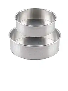Eabir Aluminium Round Cake Mould | Aluminium Baking Round Cake Pan/Mould for Microwave Oven - 6