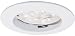 Produktbild Müller Licht 7W LED GU10 Einbauleuchte weiß (38W Licht) 400 Lumen 2700K warmweiß DIMMBAR Spot beam fix rund rund