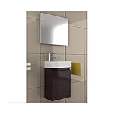 ✔️ FUNKTIONAL UND PLATZSPAREND - Der Möbelwaschtisch ist mit einer sehr praktischen SoftClose - Funktion ausgestattet, was ein sanftes und beinahe geräuschloses Schließen ermöglicht. Der Waschtischunterschrank bietet auch ausreichend Staumöglichkeiten für Ihre wichtigsten Badutensilien