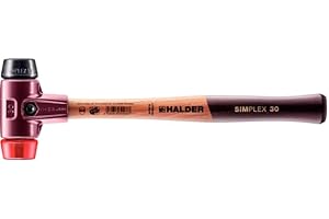 ‎HALDER HALDER - mit Stahlgussgehäuse und hochwertigen Holzstiel | Ø=30 mm | 3026.030