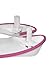 Pourty Flexi-Fit Toilet Trainer (White/ Pink)
