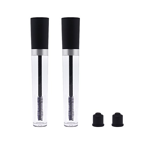 SelfTek 2 Pcs 7.5ml Empty Eyelashes Tube Mascara Tube Eyelash Cream Bottle Container