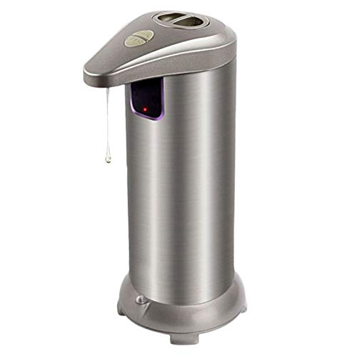 Preisvergleich Produktbild Yaoaoden Automatische Seifenspender Händedesinfektionsmittel Flasche Duschgel Hotel Sanitär Tabelle Silber Doppelknopf