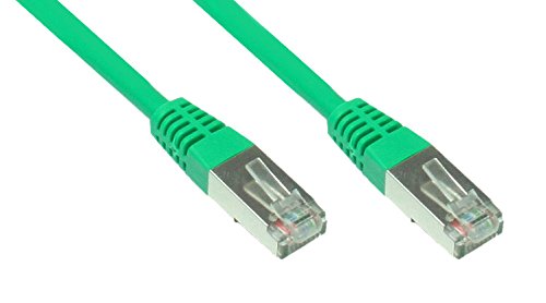 Preisvergleich Produktbild Patchkabel, Cat. 5e, F / UTP, grün, 1m, Good Connections®